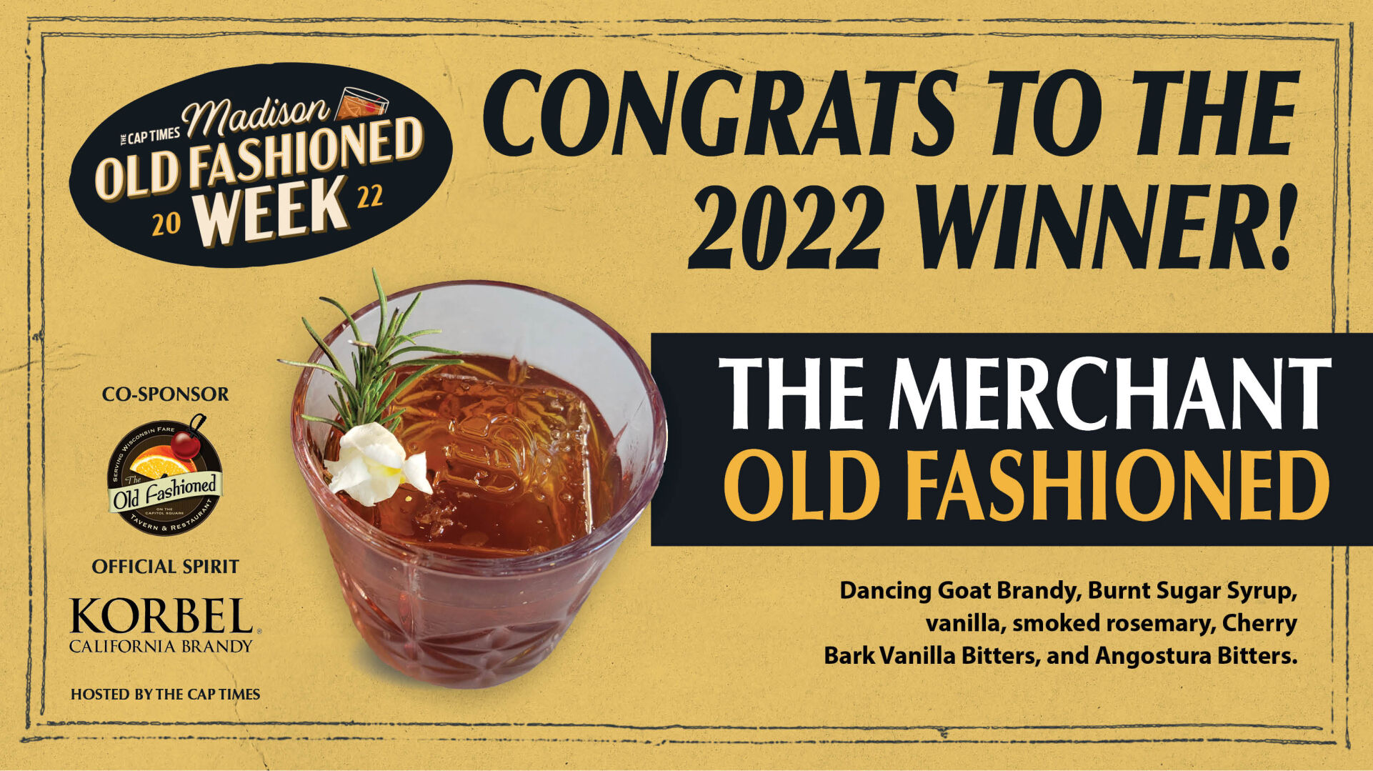 2022 Old Fashioned Week Winner Graphic